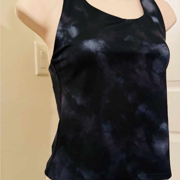 Old Navy Fitted Black and Gray Tank Top - Picture 2 of 11